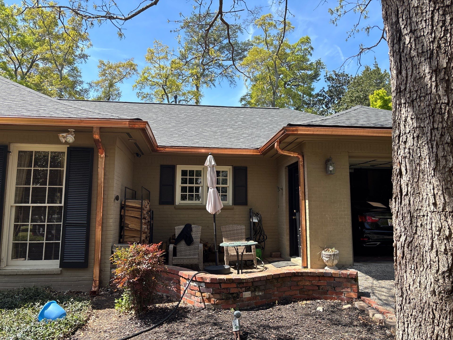 Onyx Black Shingle w/ Copper Upgrades by IAM Roofing LLC