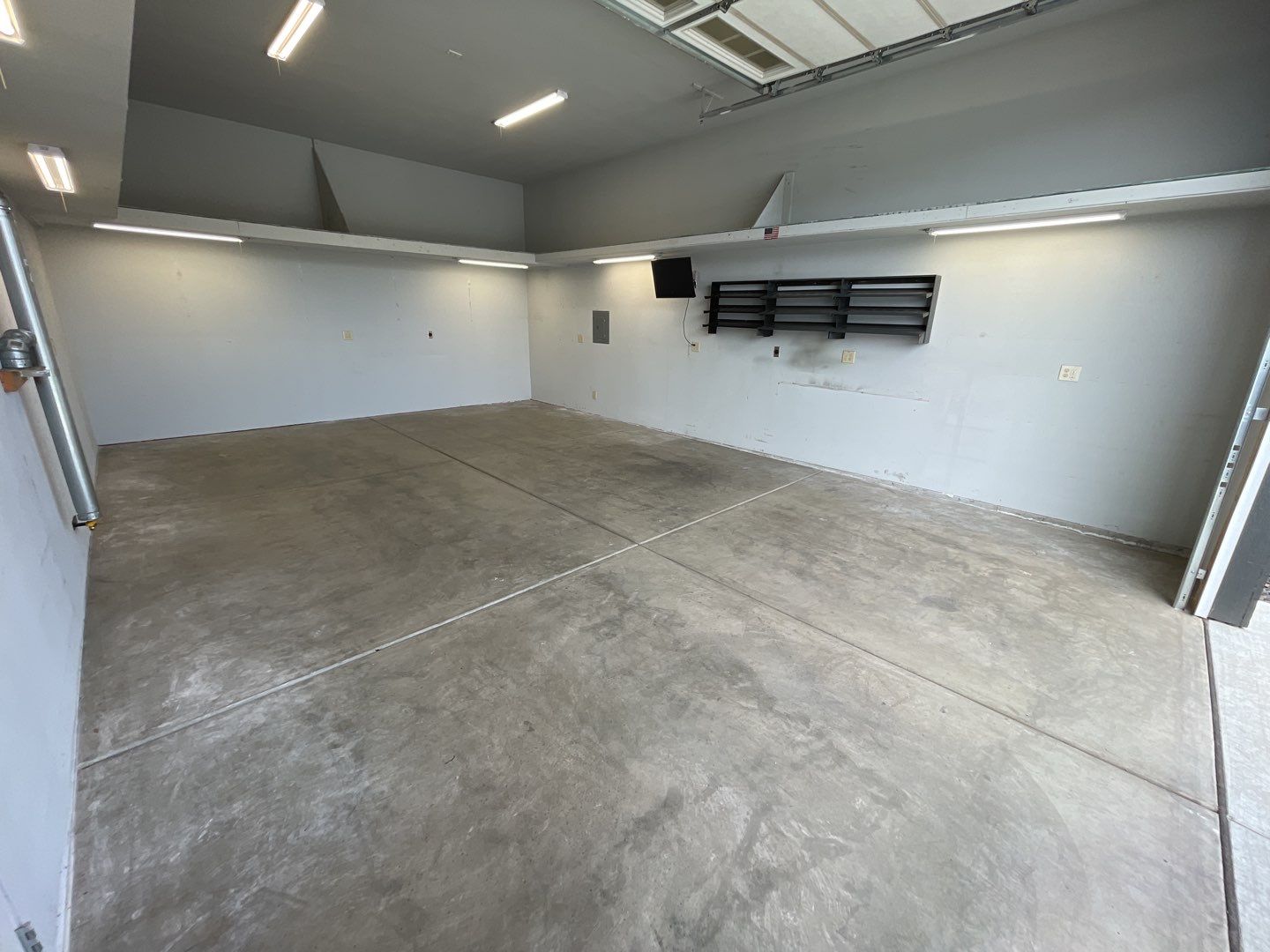 Garage Transformation using Slate Stone by Croc Coatings, LLC