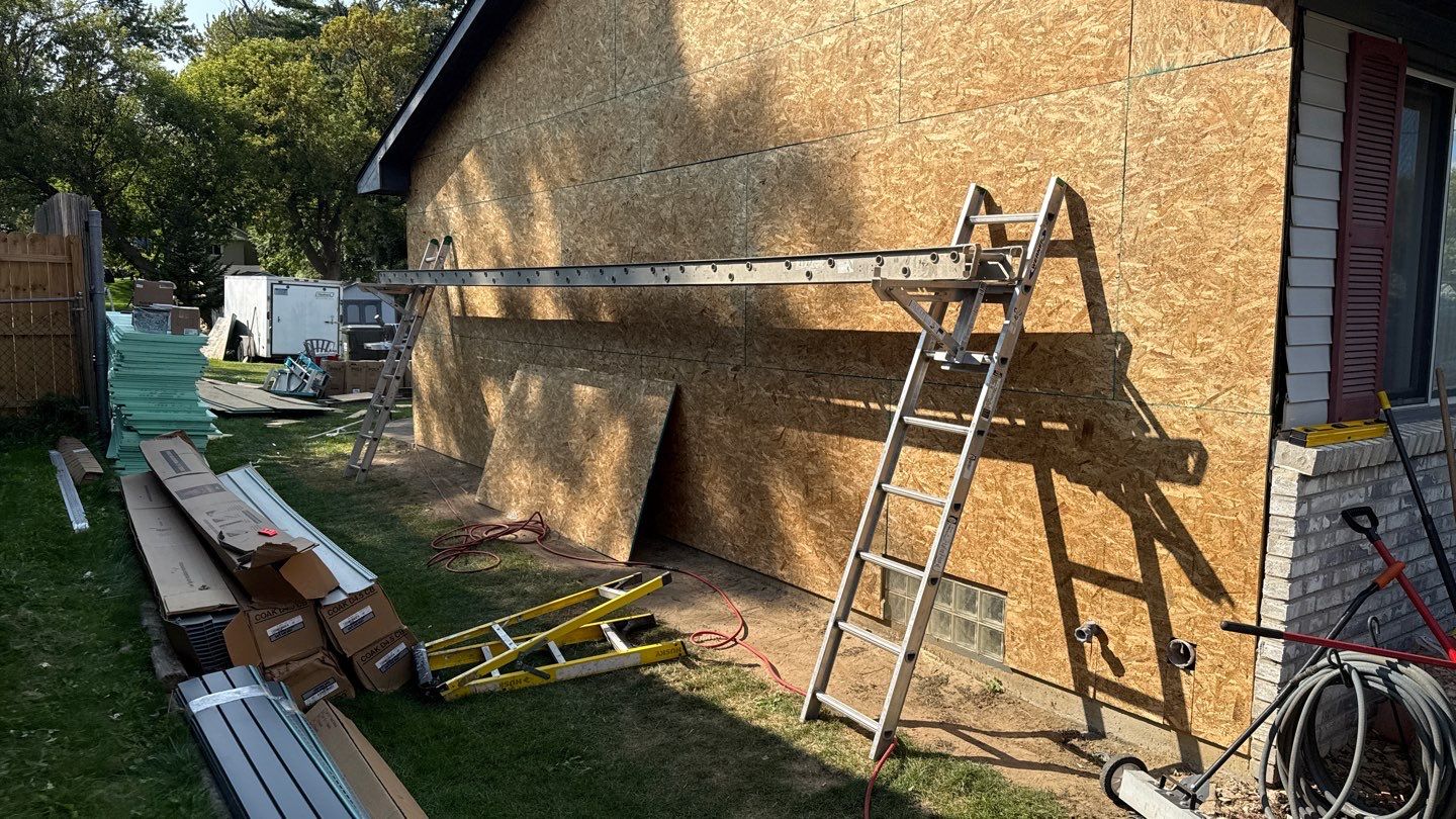 Siding Replacement using Alside Charter Oak D4.5" Cape Cod Grey by 180 Contractors