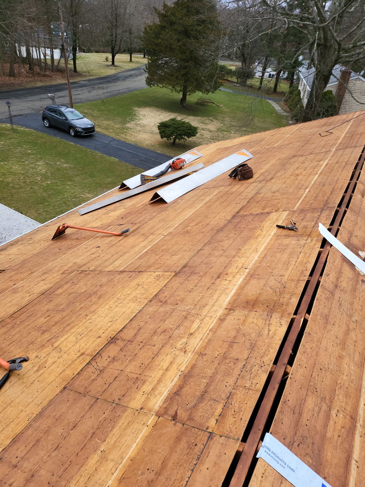 Residential Roofing Installation using Owens Corning TruDefinition Duration Designer - Black Sable by A Plus Exterior