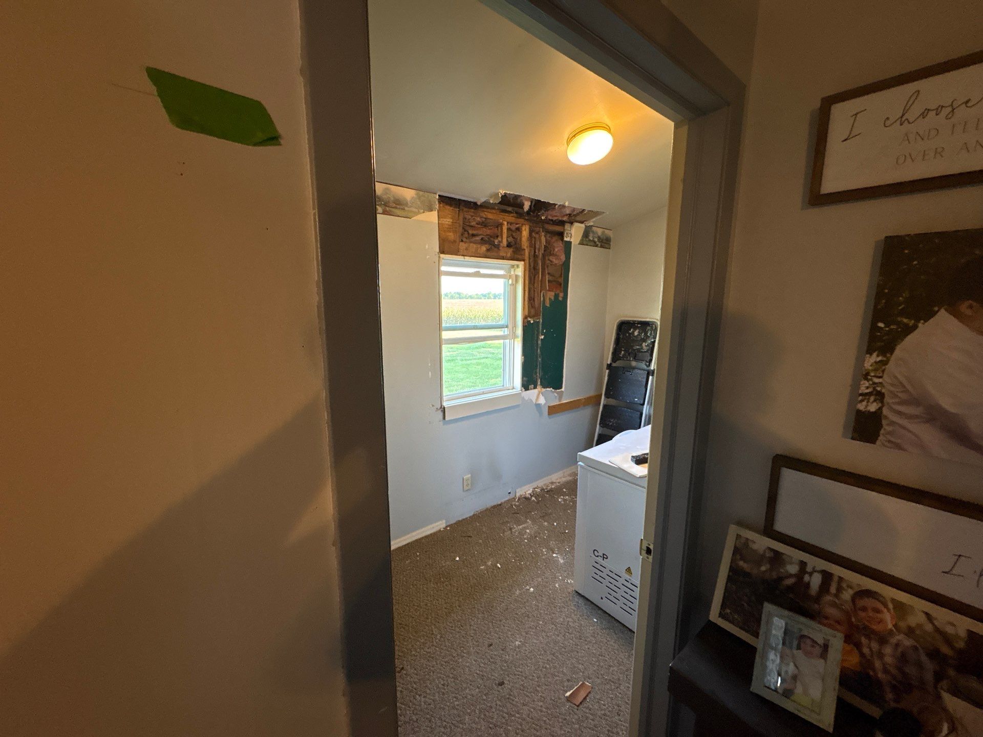 Project in Parker City by Trident Restoration, Inc