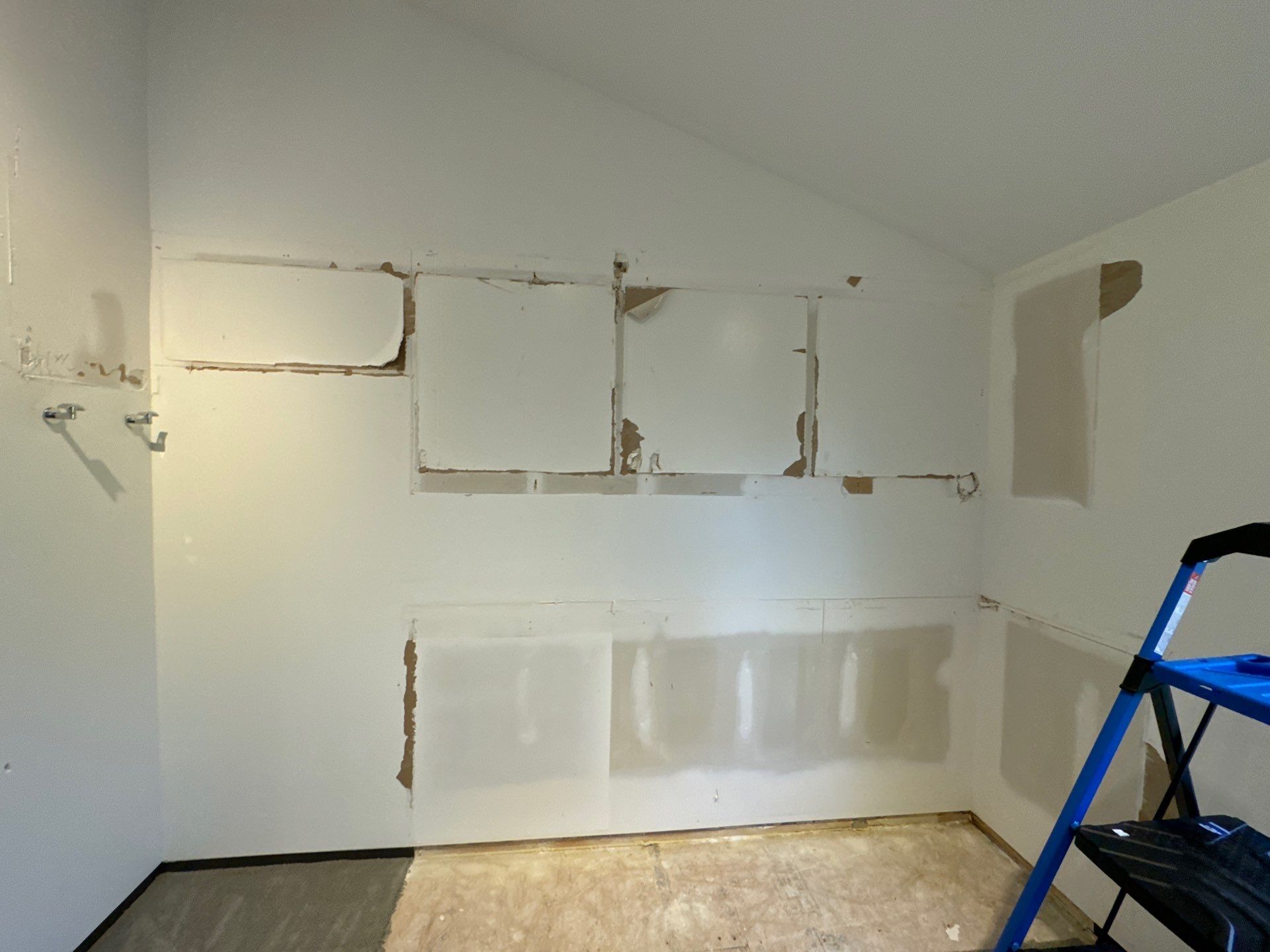 Drywall repair and repaint by GonzalezPainters & Contractors Inc 