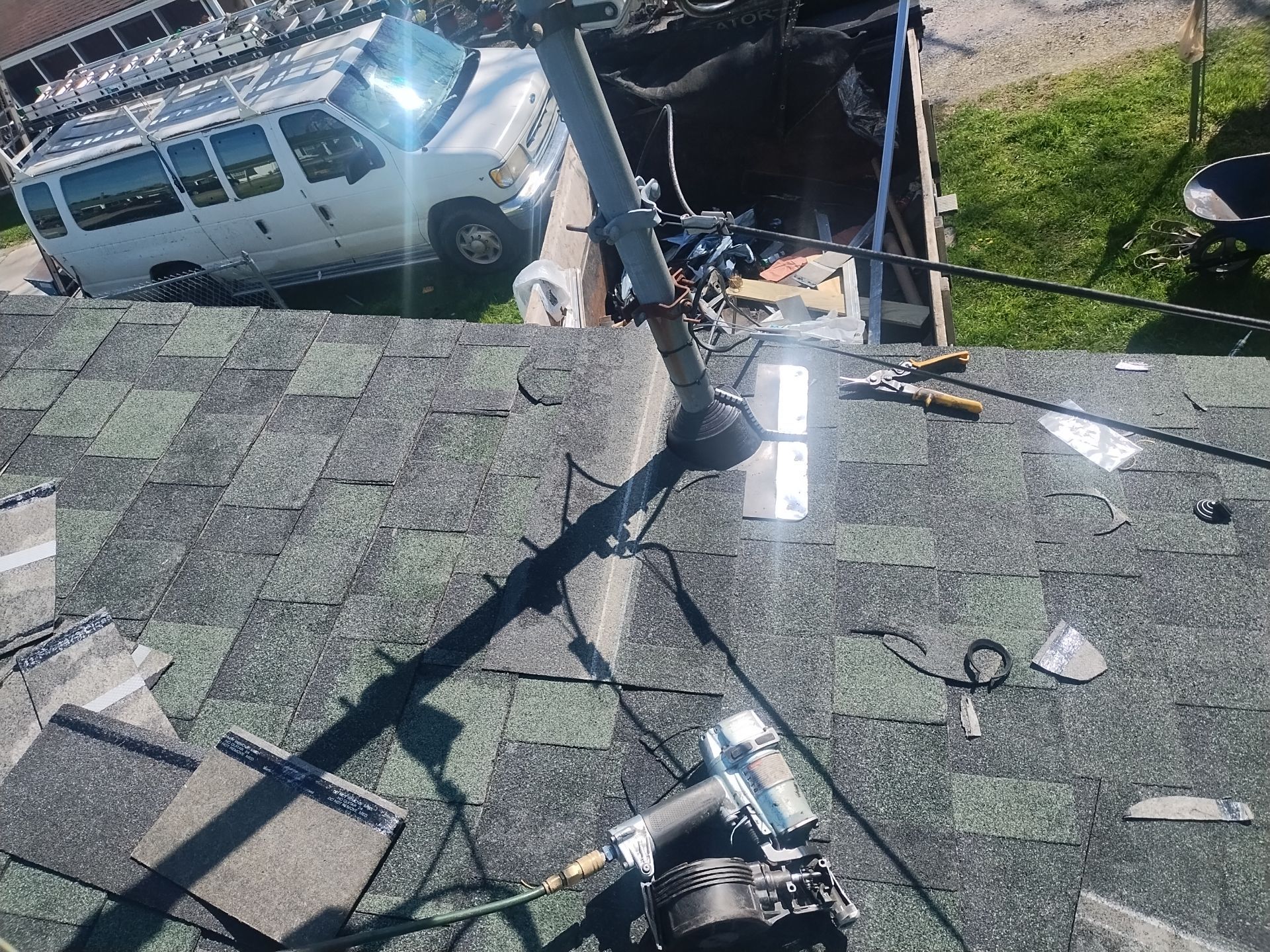 Residential Roofing Installation using Performance Shingles by Mr. Roofer