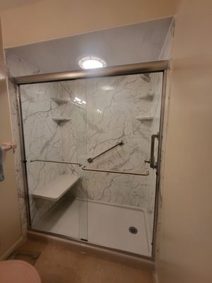 Tub to Walk-In Shower Conversion in Pittsfield, MA 
