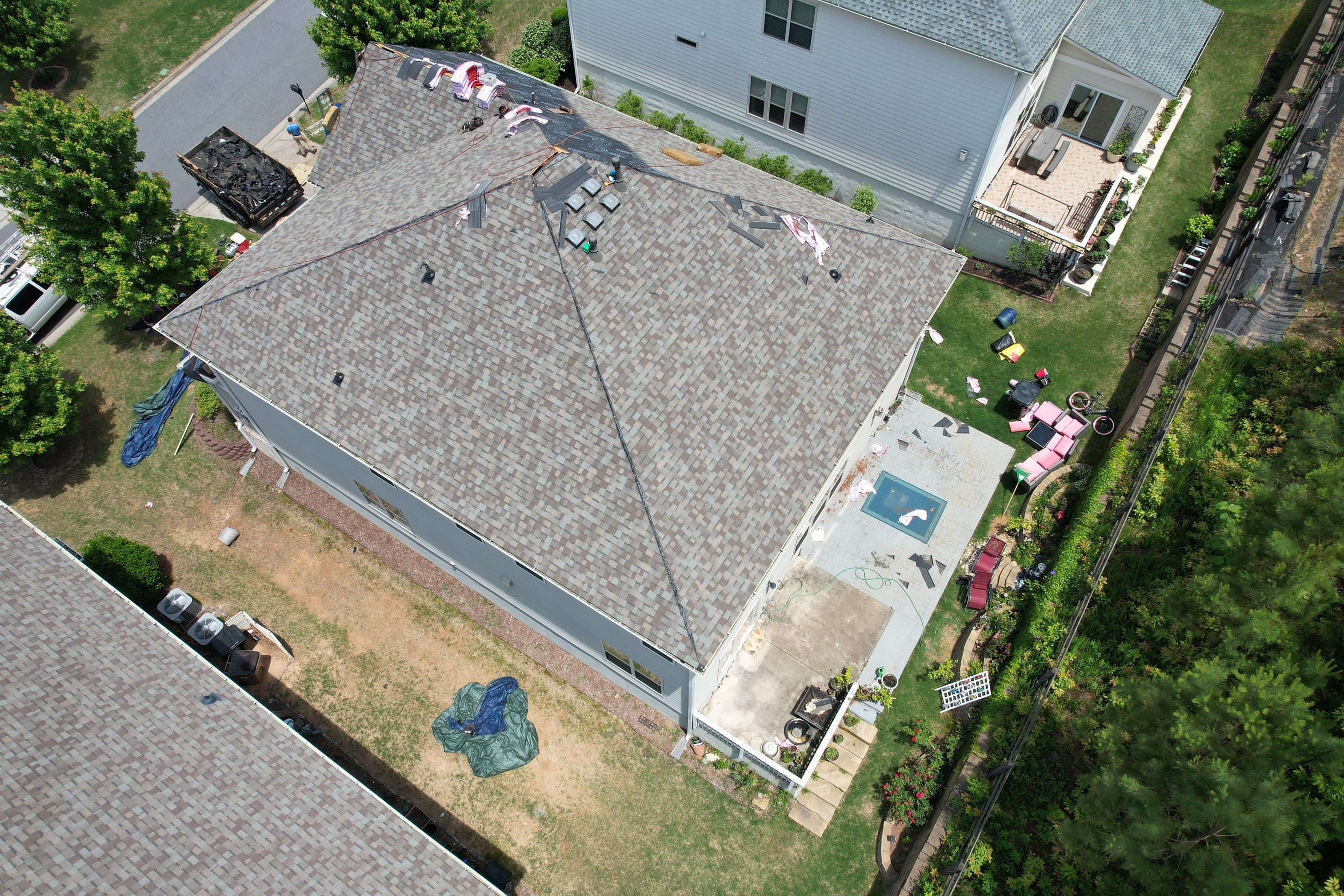 Residential Roofing Installation using Owens Corning by Inspector Roofing and Restoration