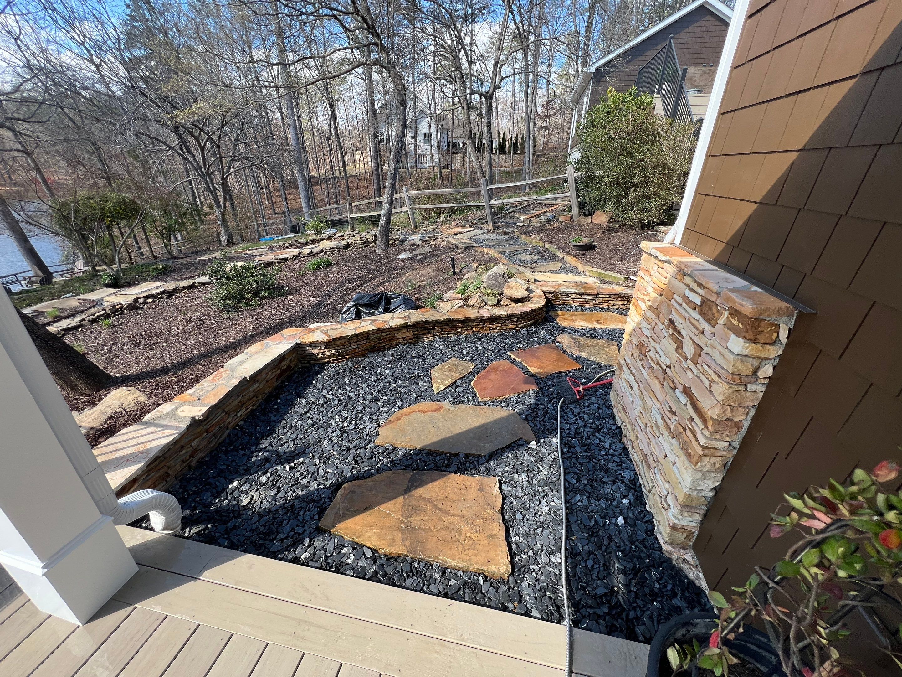 Deck And Porch using TimberTech by Swift Home Renovations 