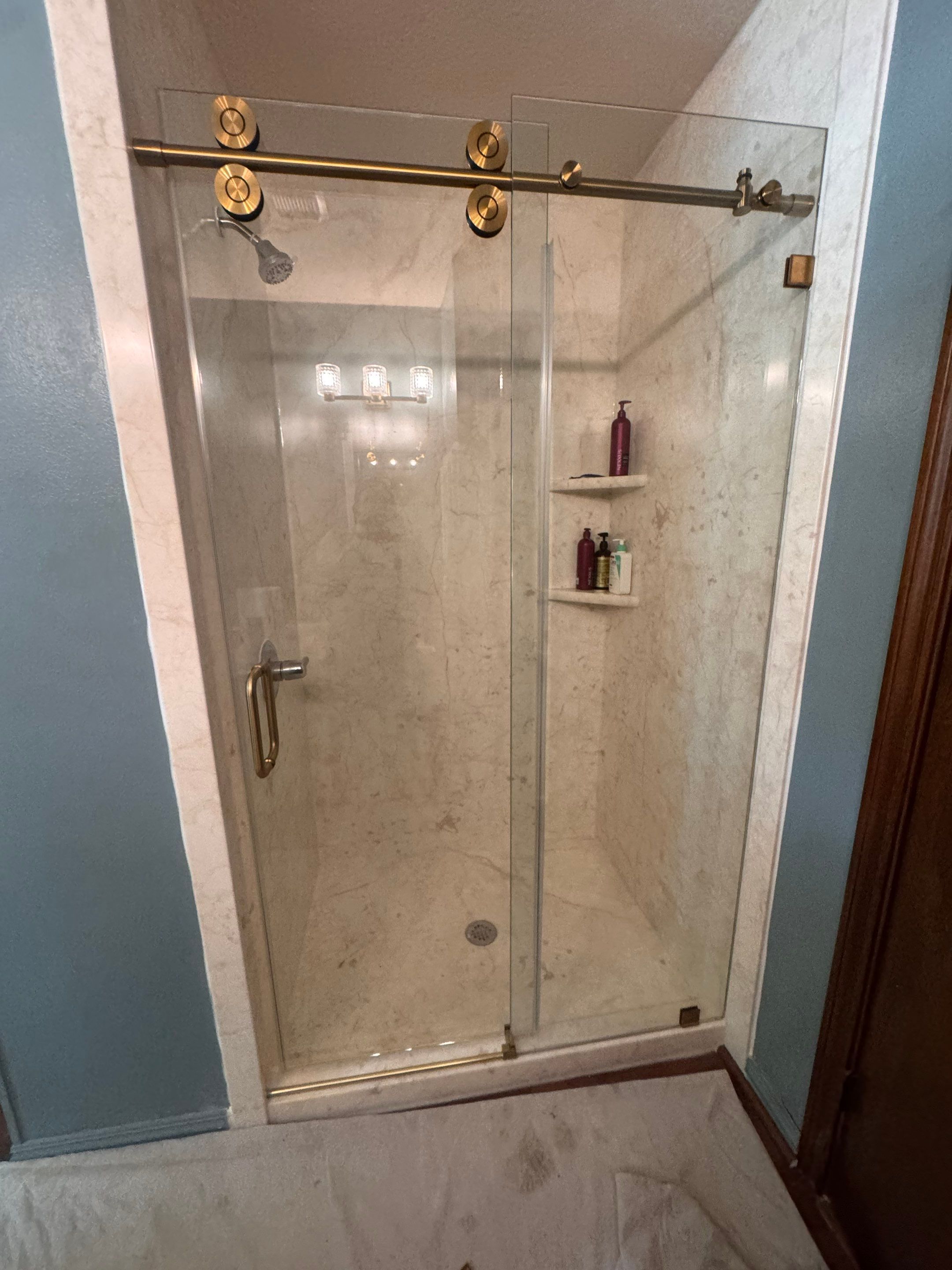 Remodel walk-in shower in San Antonio, 78229 by Lane Lauritsen - The Hill Country, Texas