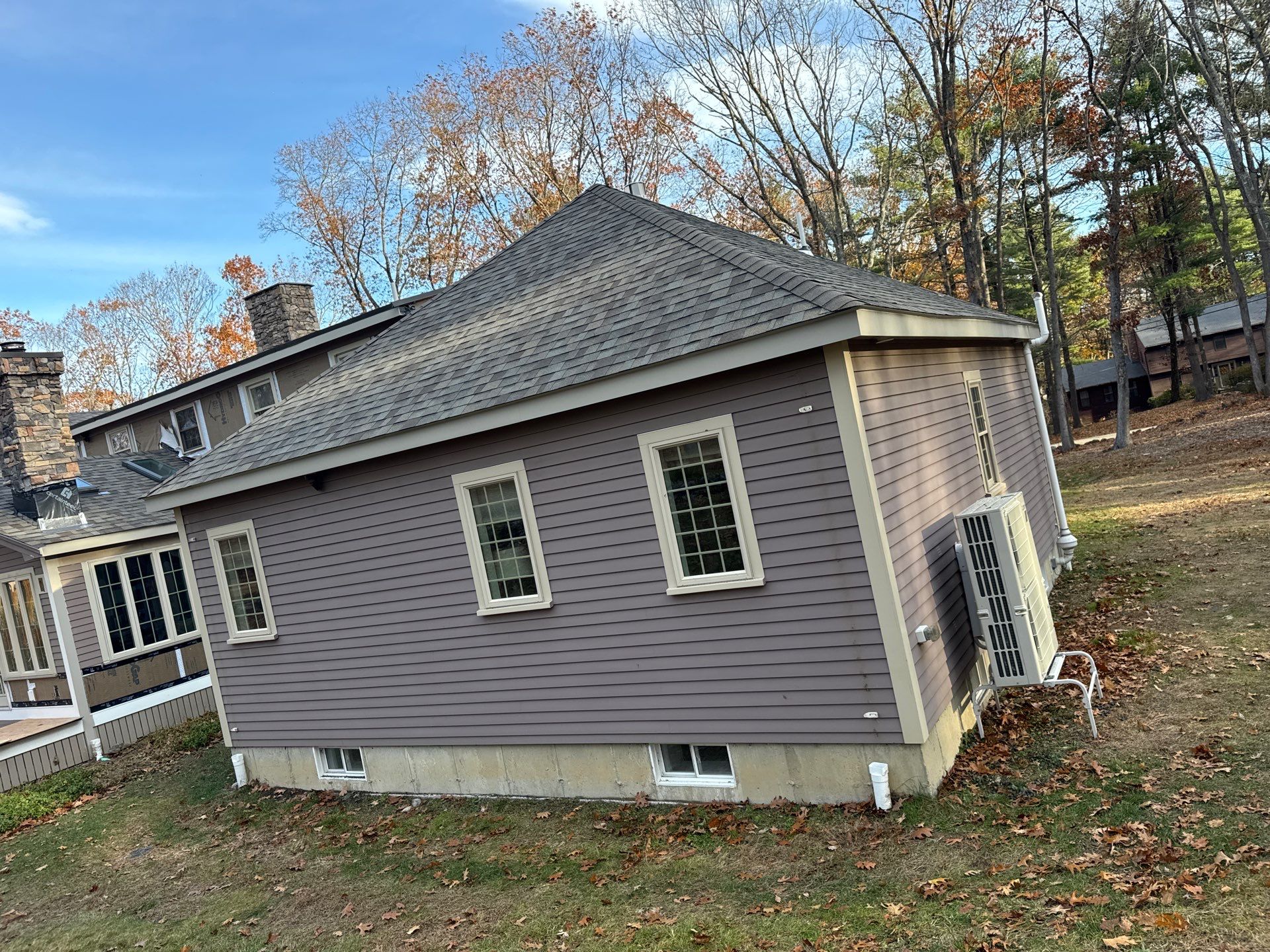 Complete House & Barn Roof with 13 Skylight Reflashing + EPDM Repairs by Mighty Dog Roofing of Greater Middlesex County