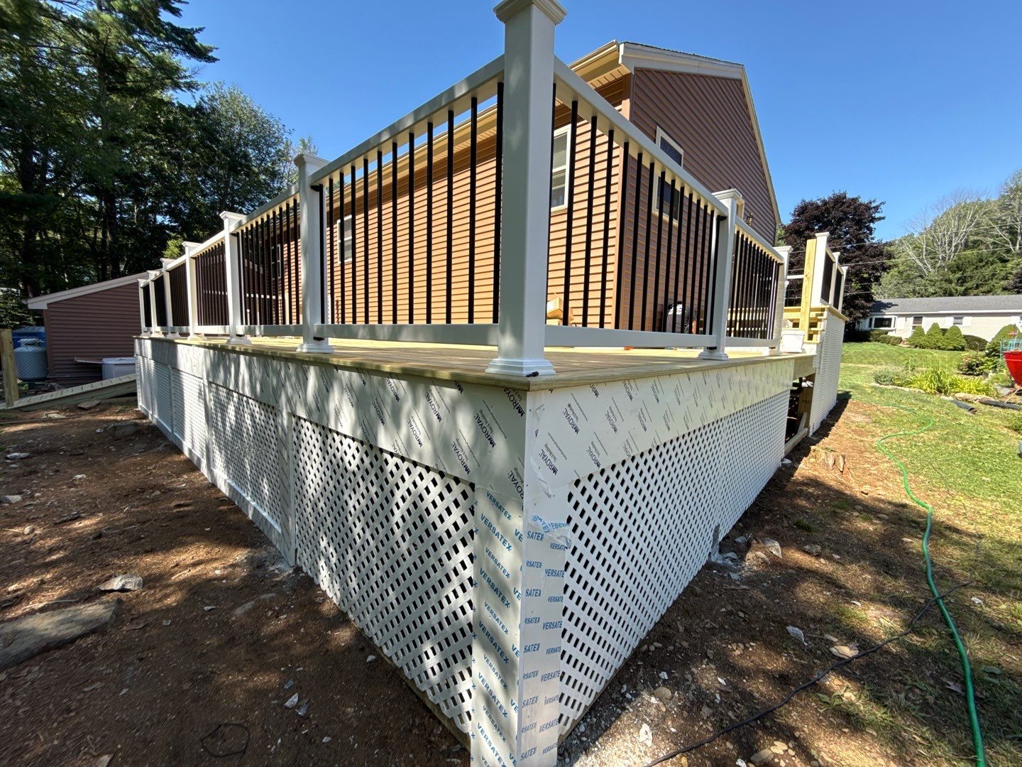 Custom Pressure-Treated Deck and Accessible Ramp Installation in York by Sensible Home Solutions