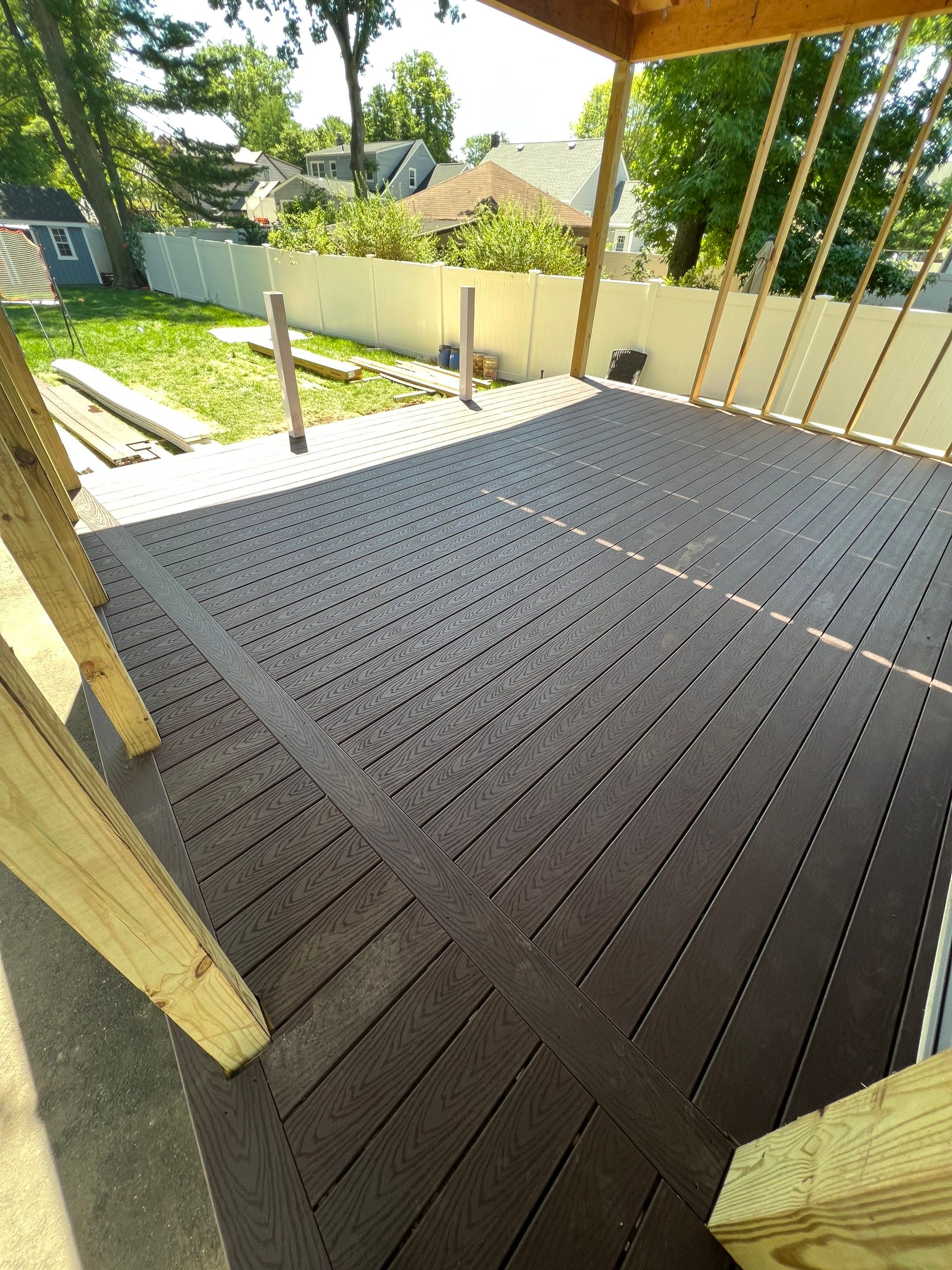 New Deck With Porch by deck guardian