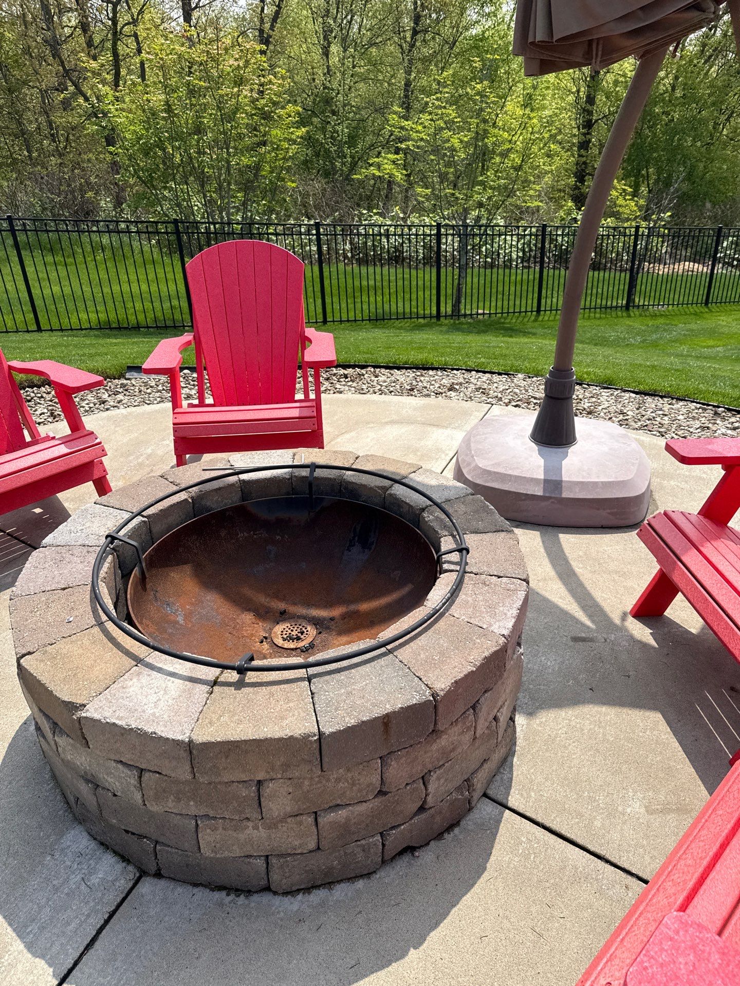 Twilight Pool Deck / Patio Project in Beaver falls by Floors in a Day, Inc