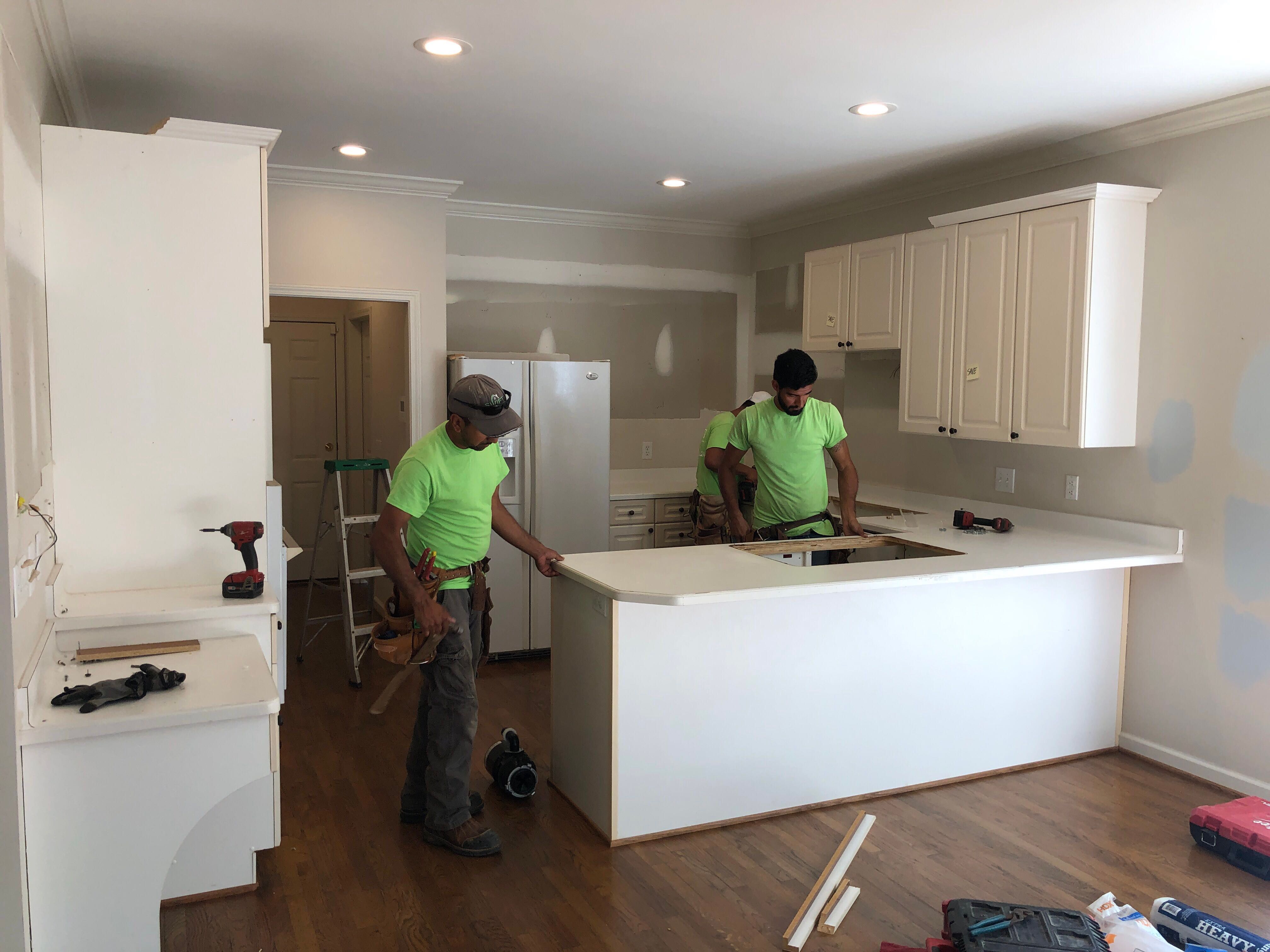Smyrna Kitchen Renovation Featuring Custom Cabinetry and Oak Flooring by Swift Home Renovations