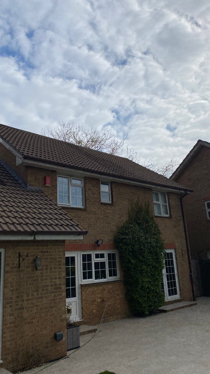 Roof - Driveway - Patio using Honda 15lpm Low Pressure Washing Machine by Ges Exterior Cleaning ltd