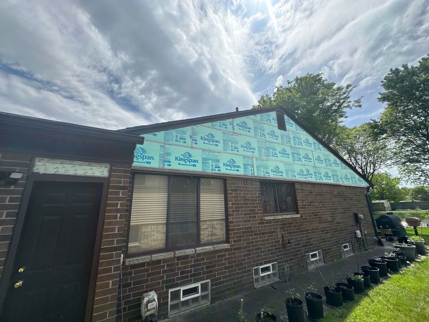 Siding Installation using Ascend 7" Composite Flagship Brown by 180 Contractors