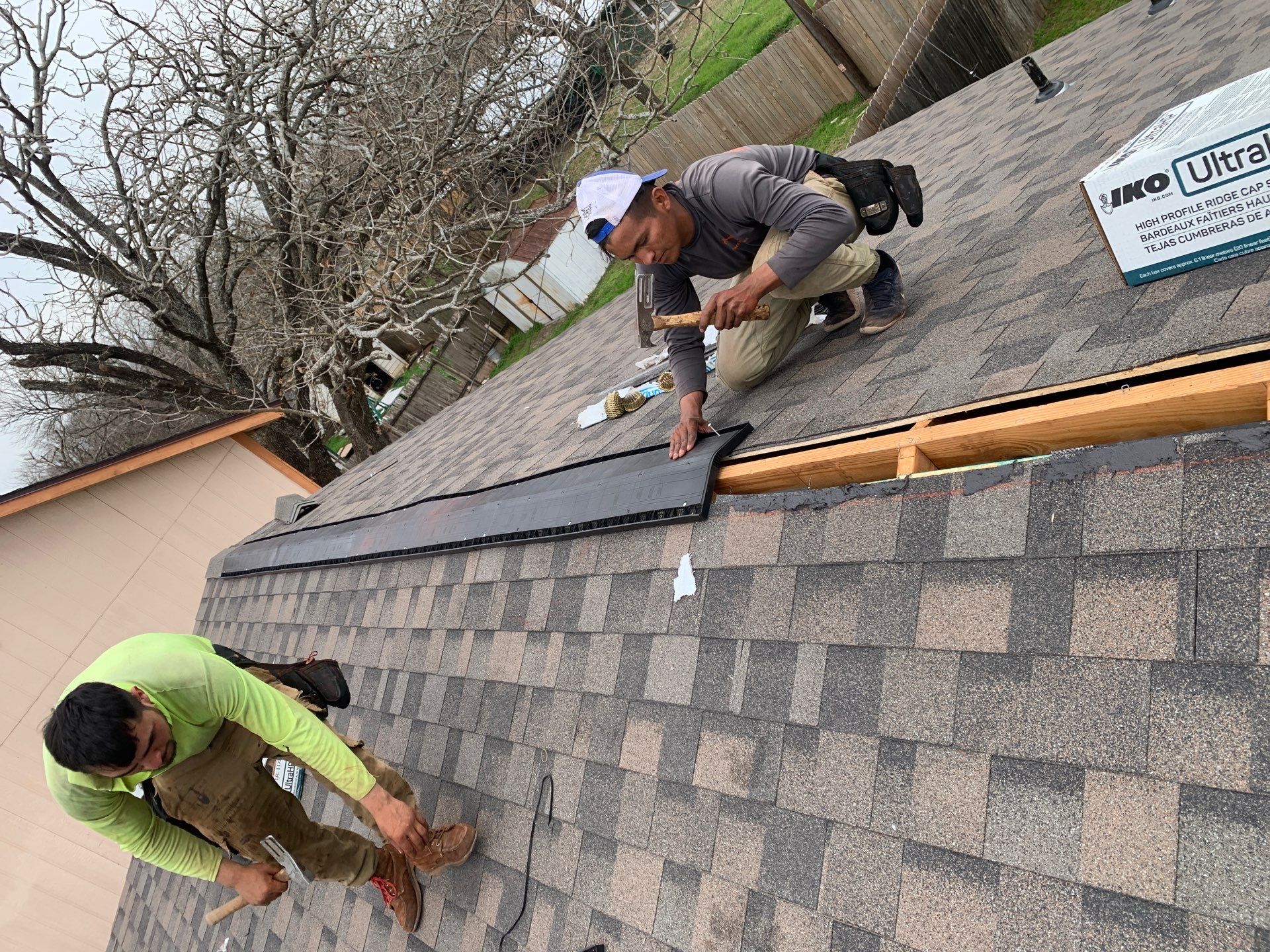 Residential Asphalt Shingle Roof Replacement and Decking Repair in Round Rock by Caliber Restoration LLC