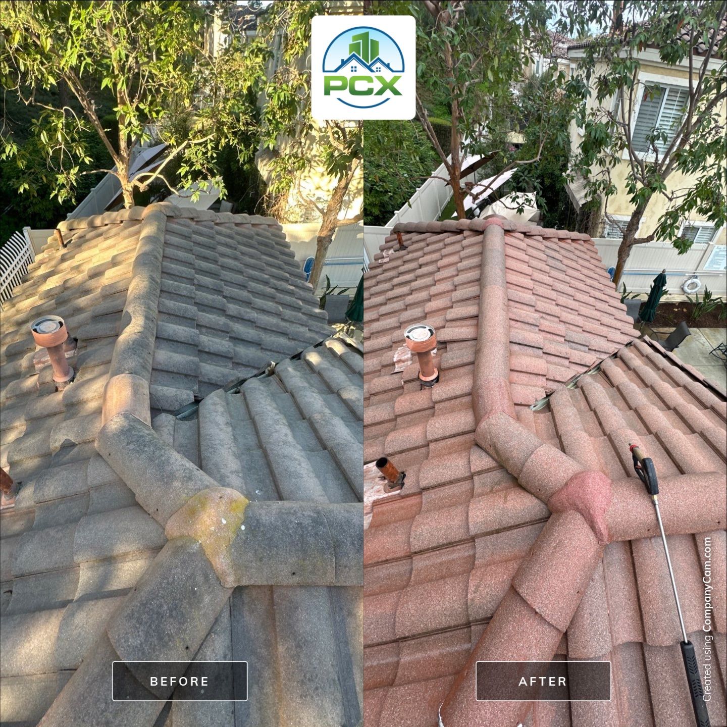 Aliso Viejo Roof Washing at HOA by Property Cleaning Experts, LLC