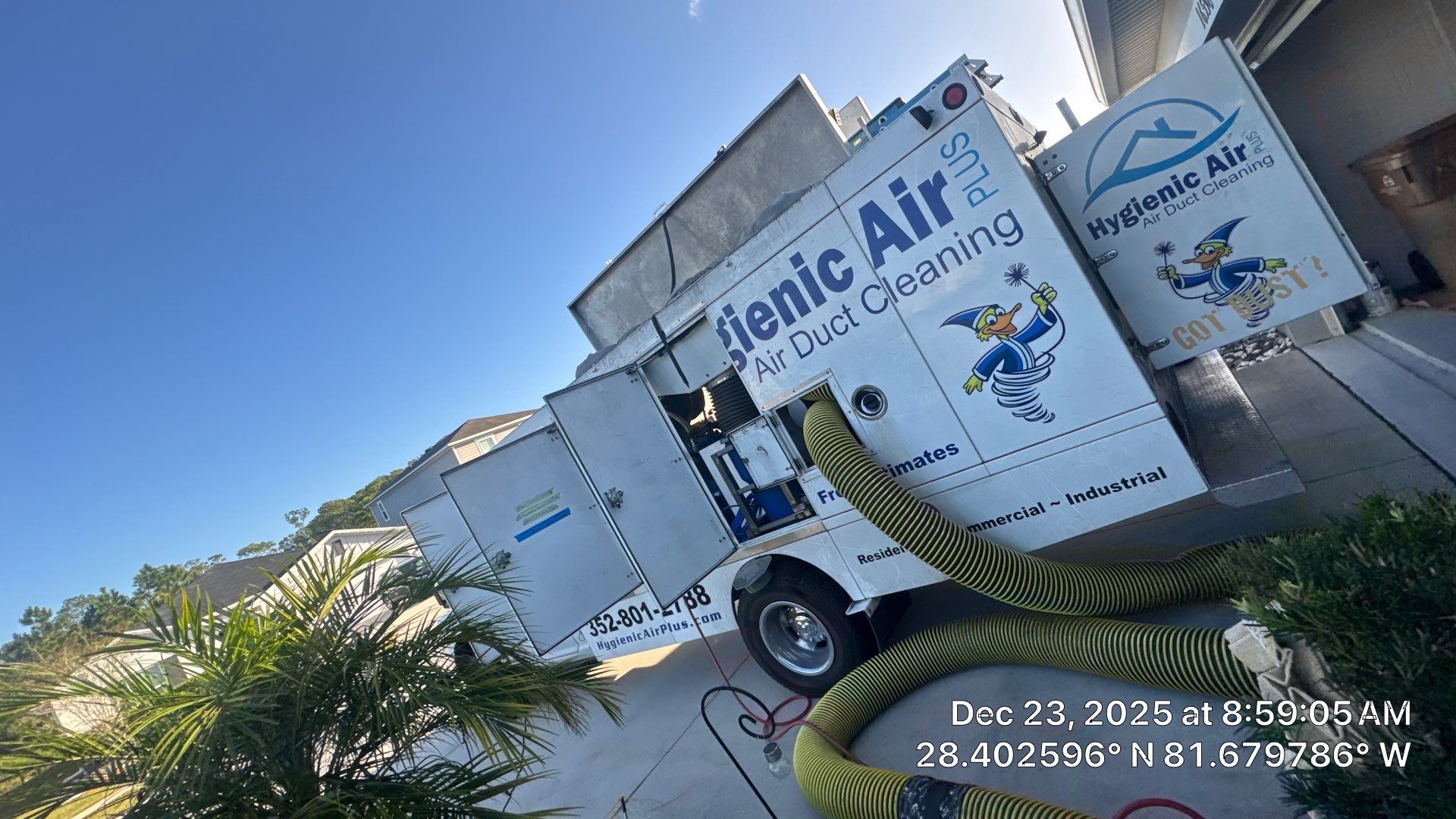 Air Duct Dryer Vent Exhaust Fan Cleaning in Clermont by Hygienic Air, Inc