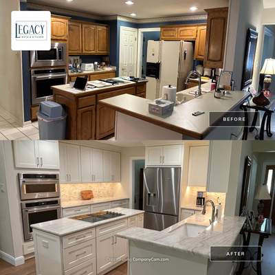 Deerfield Kitchen Refresh Before and After