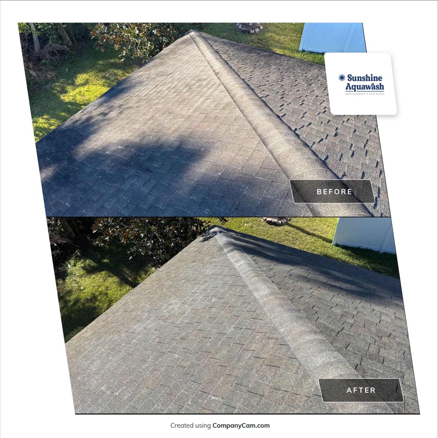 Asphalt Shingle Roof & Fascia Cleaning in Old Mill Preserve, Palmetto, FL | Sunshine AquaWash by Sunshine AquaWash