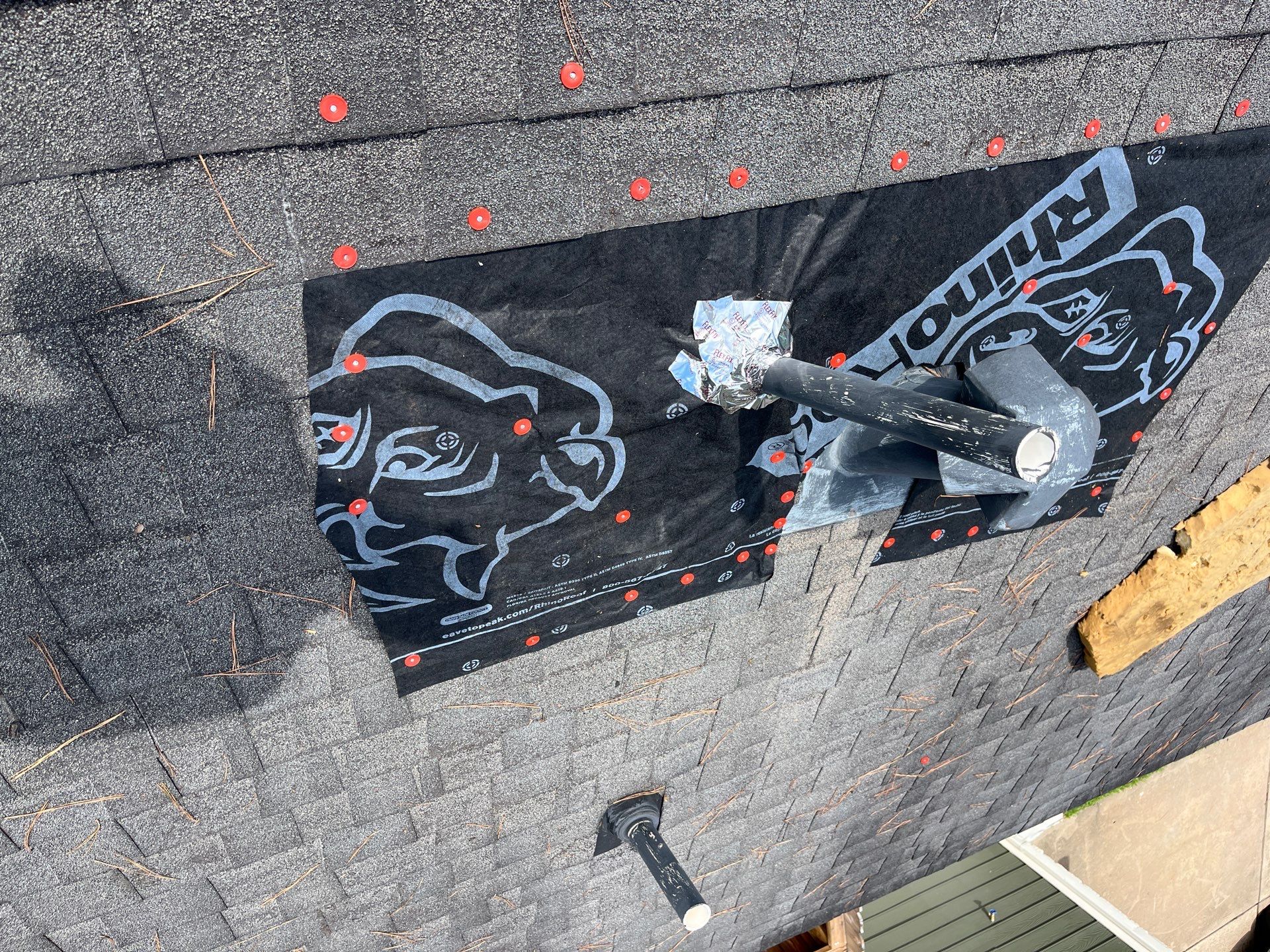 Hail Damage using Owen's Corning Duration (Lifetime) Shingles by Roof Repair Company