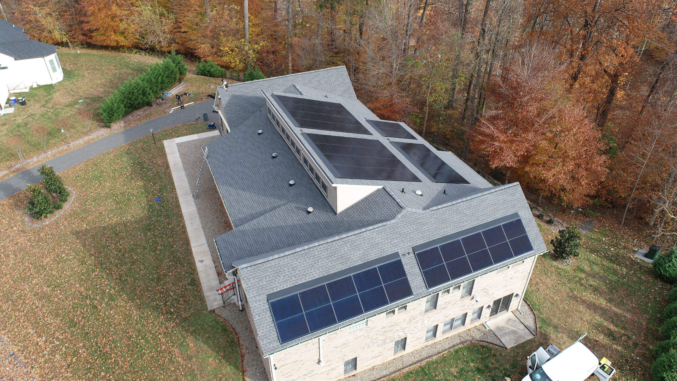 Solar Roof using GAF Decotech integrated panels by American Home Contractors