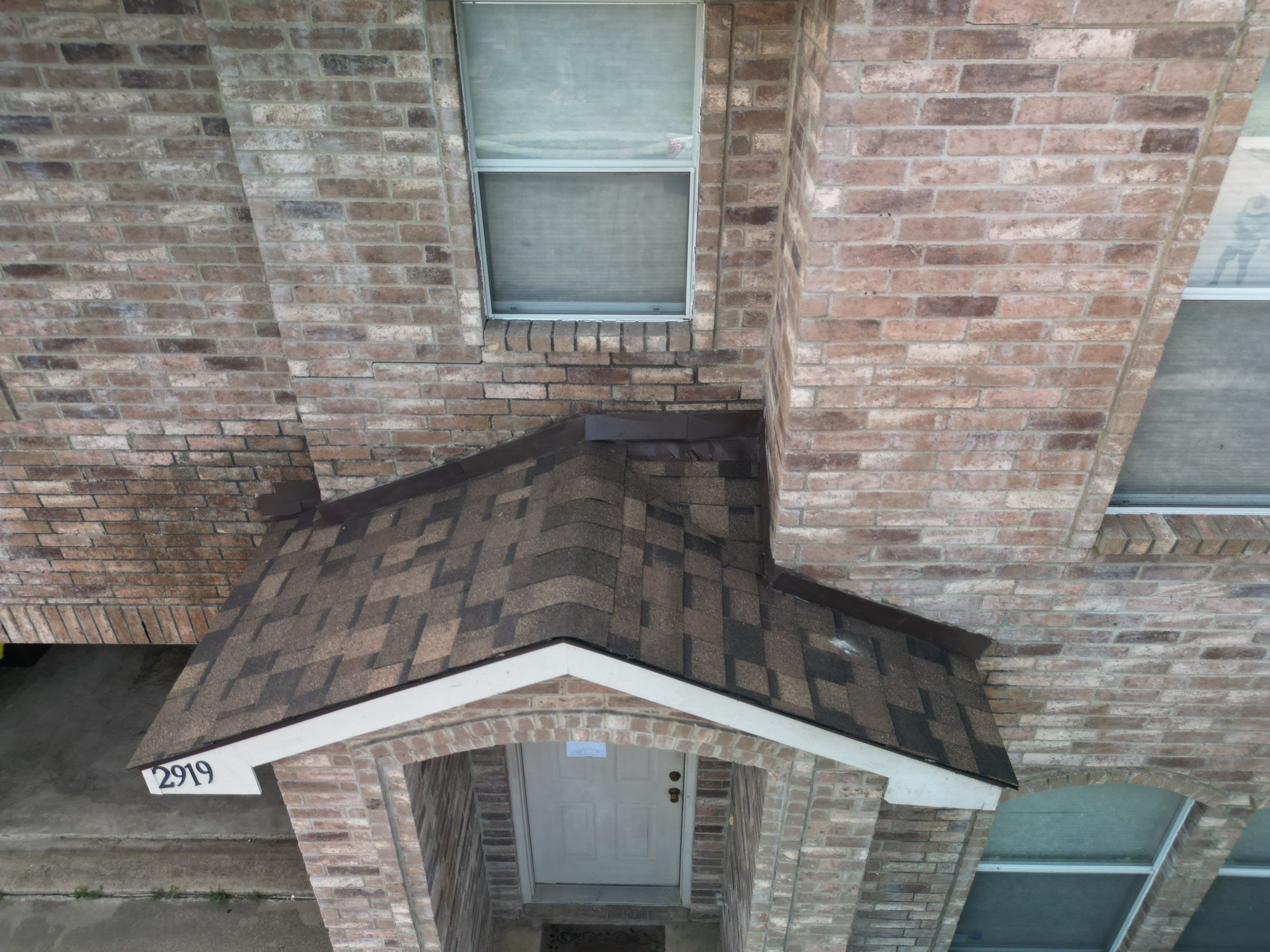 Full Roof Replacement, Chimney Rebuild and Interior Damage Replacement by First United Roofing & Construction