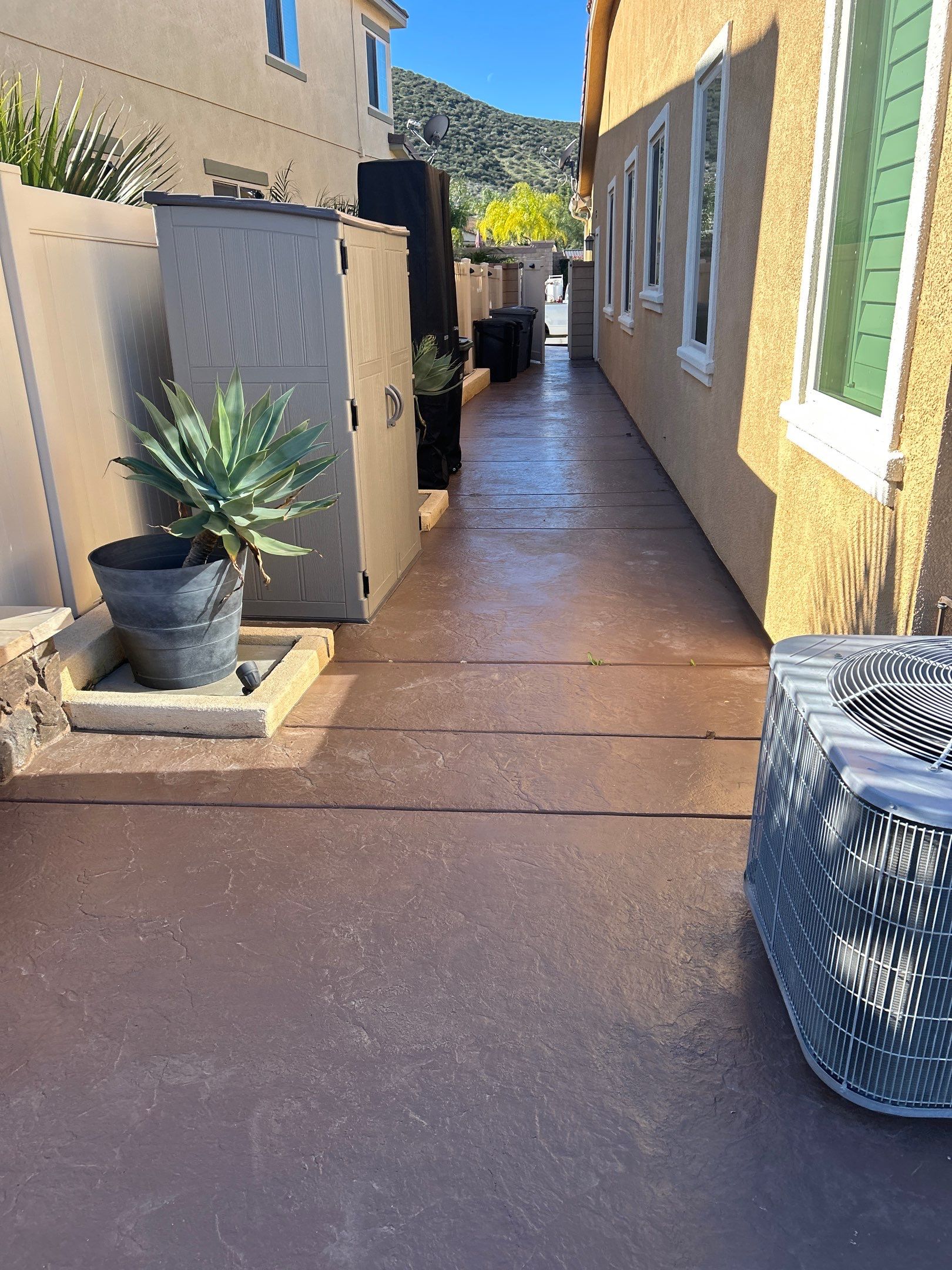 Sandblasting Paint Off Concrete & Sealing in Lake Elsinore, CA by La Power Washing Inc
