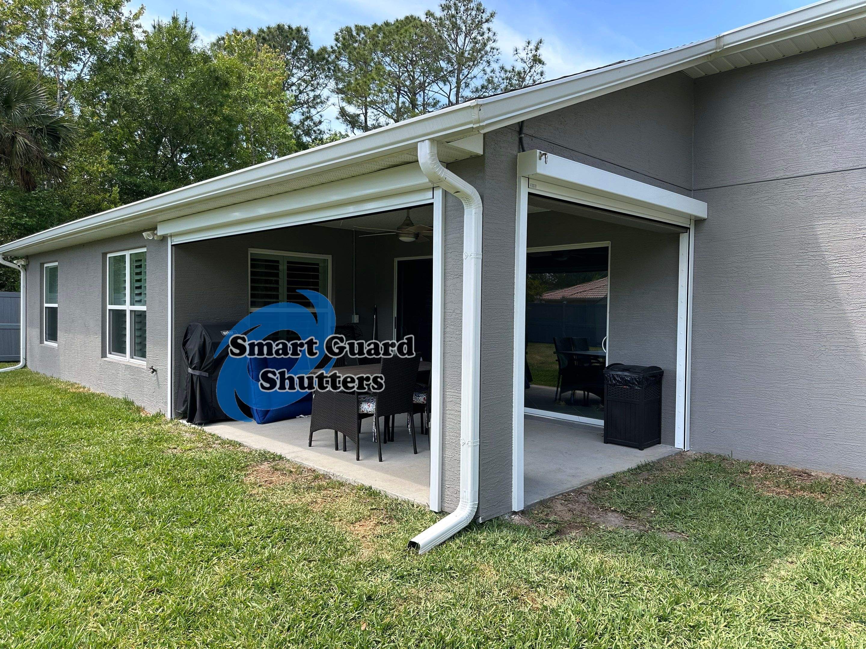 Ultrashield Hurricane Screen - Motorized by Smart Guard Shutters