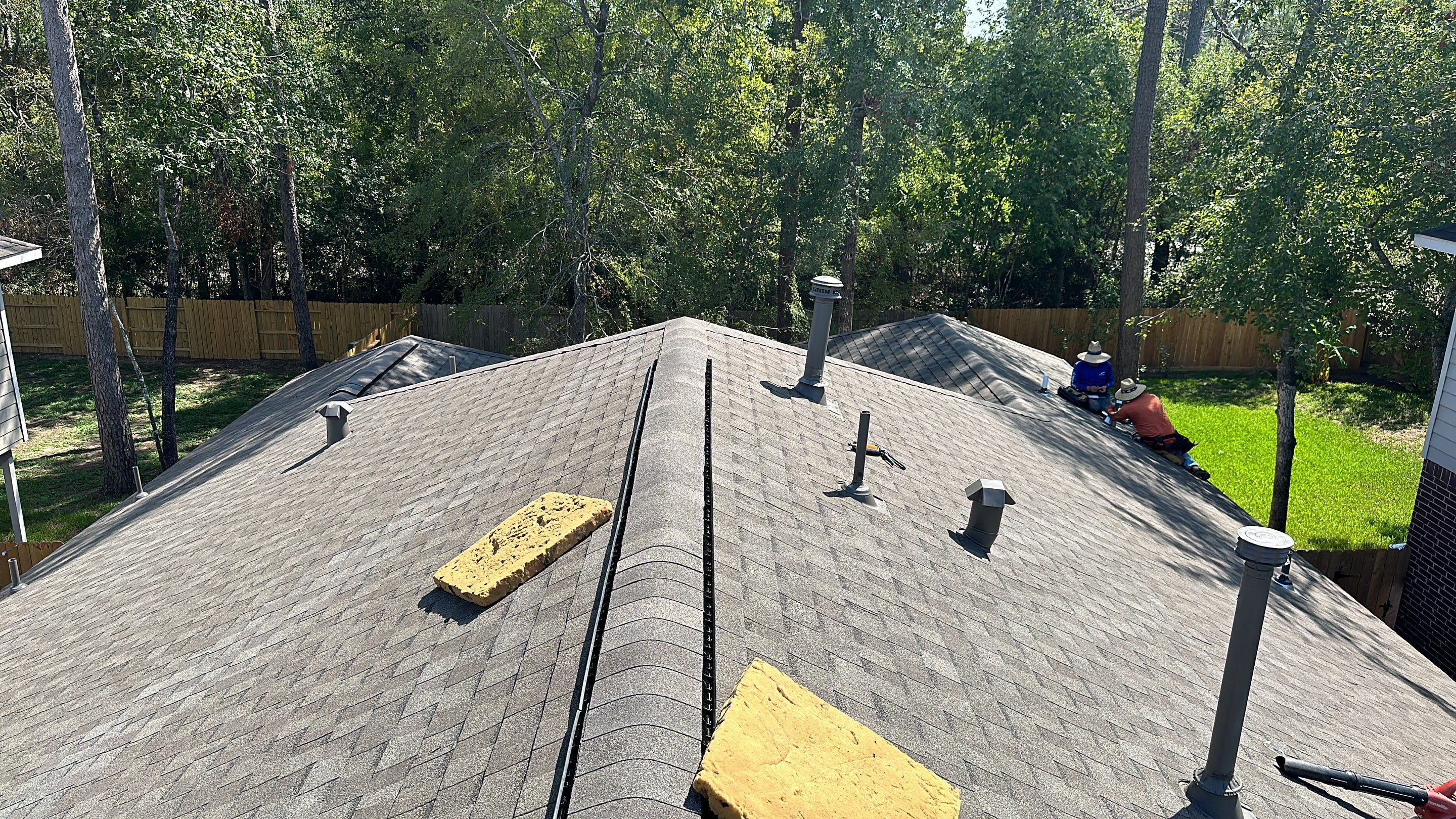 Roof Replacement on a Wooded Lot — Spring, TX by PL Roofing & SB Roofing, LLC.