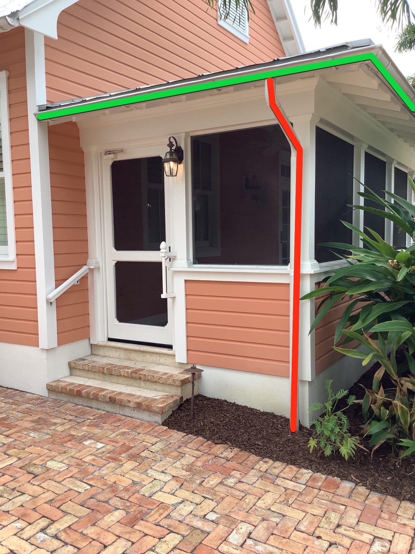Half-Round Gutters Installation in Boca Grande FL by Gutter Professors