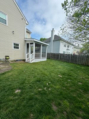 New Deck with Screened Porch
