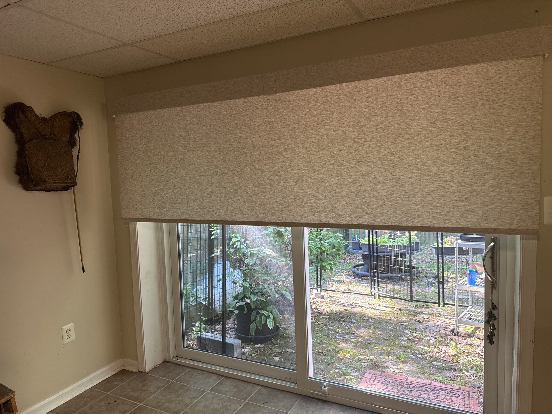 Roller Shade Project in Sunderland, MD by Southern Maryland Custom Blinds
