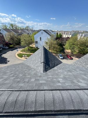 Owens Corning Onyx Black Asphalt Shingle Roof Replacement in Sterling