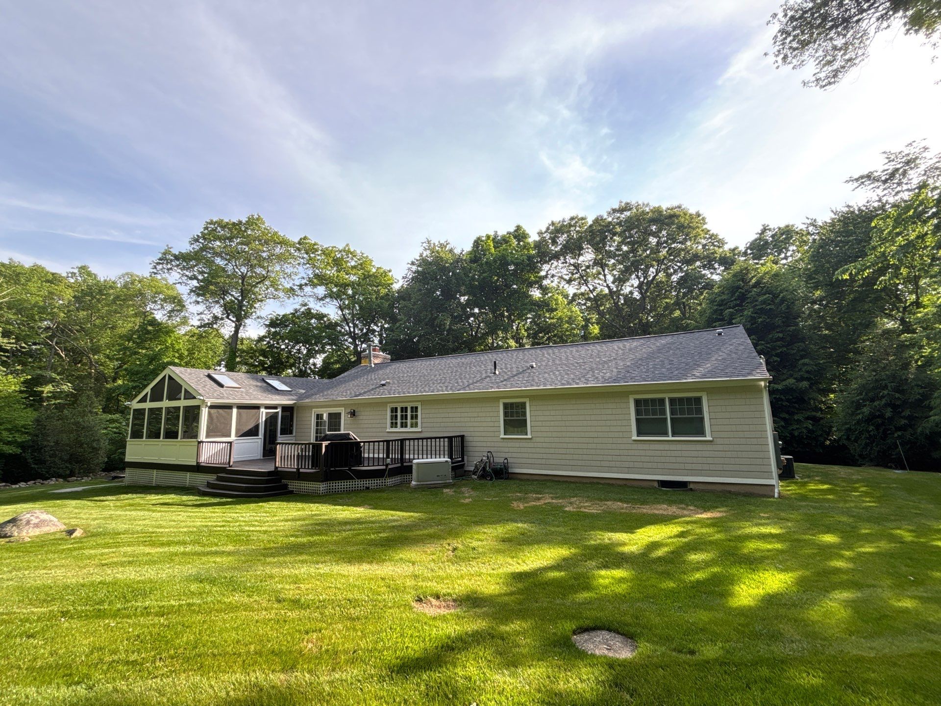 DiGiorgi installs a beautiful roof in Wilton, CT by DiGiorgi Roofing and Siding Inc