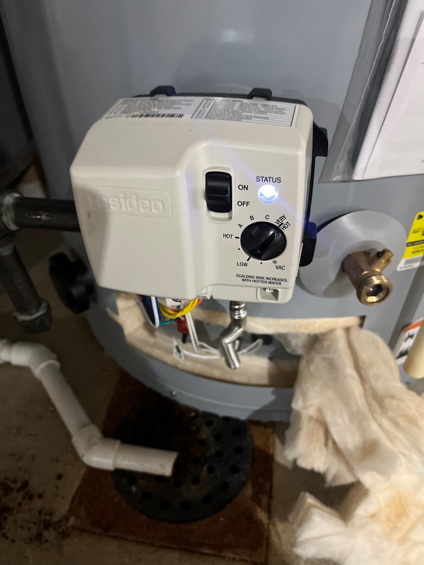 Working throughout the house in the bathrooms and basement.   by Sureway Comfort John Wilcox Plumbing Heating Cooling