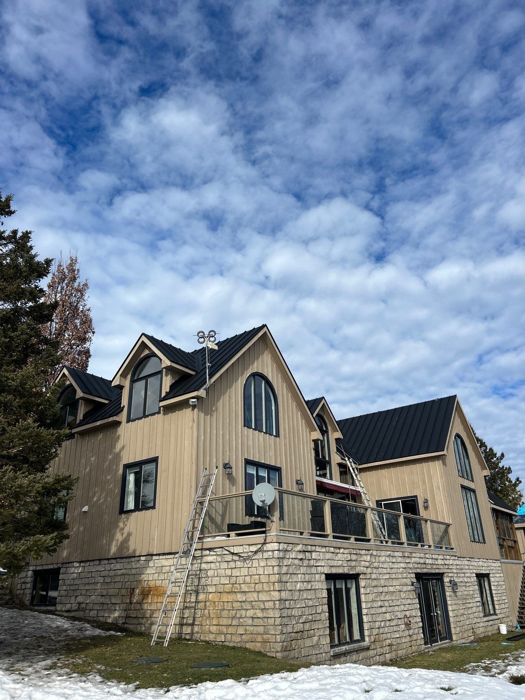 Residential Roofing Installation using 24 Ga Standing Seam Metal by Jay Carter Roofing & Sheet Metal