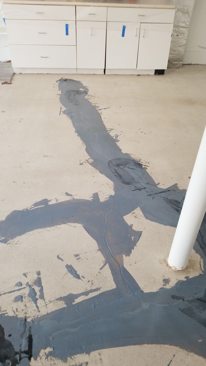 Garage Floor in Domino by Spectrum Painting, LLC