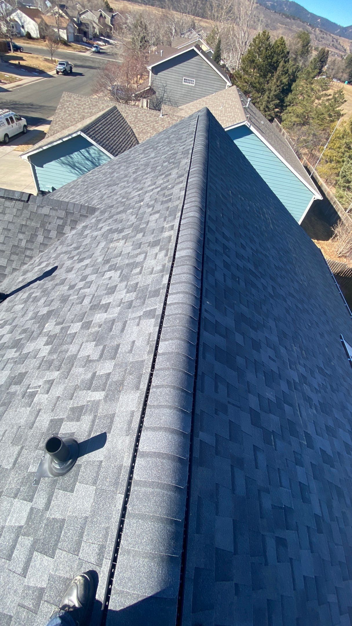 Resdiental Hail Damage Roof Replacement using Certainteed Northgate by Black Belt Roofing