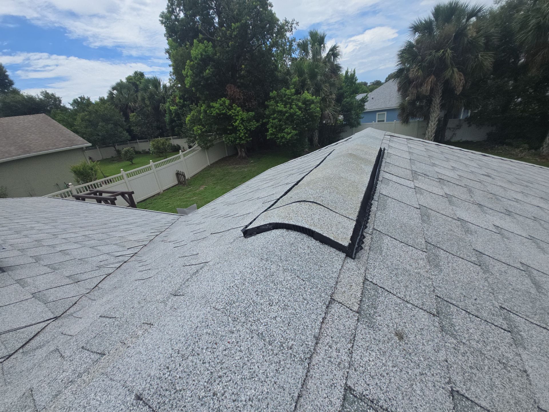 Atlas Pinnacle Pristine Oyster Shell Roof Installation in DeLand by Pinnacle Roofing Group