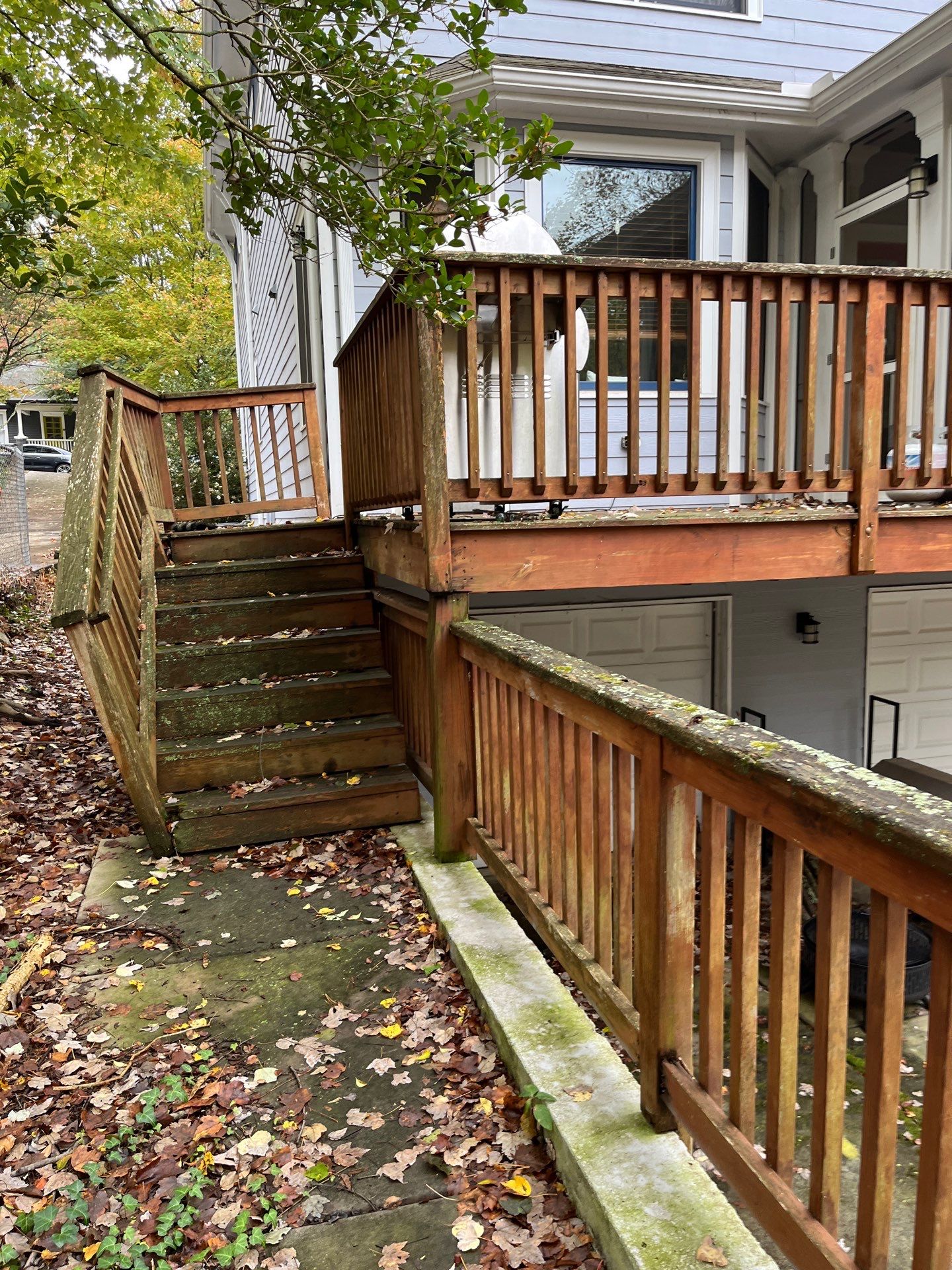 Decatur Deck Rebuild using Pressure Treated Pine by Nelson Exteriors 