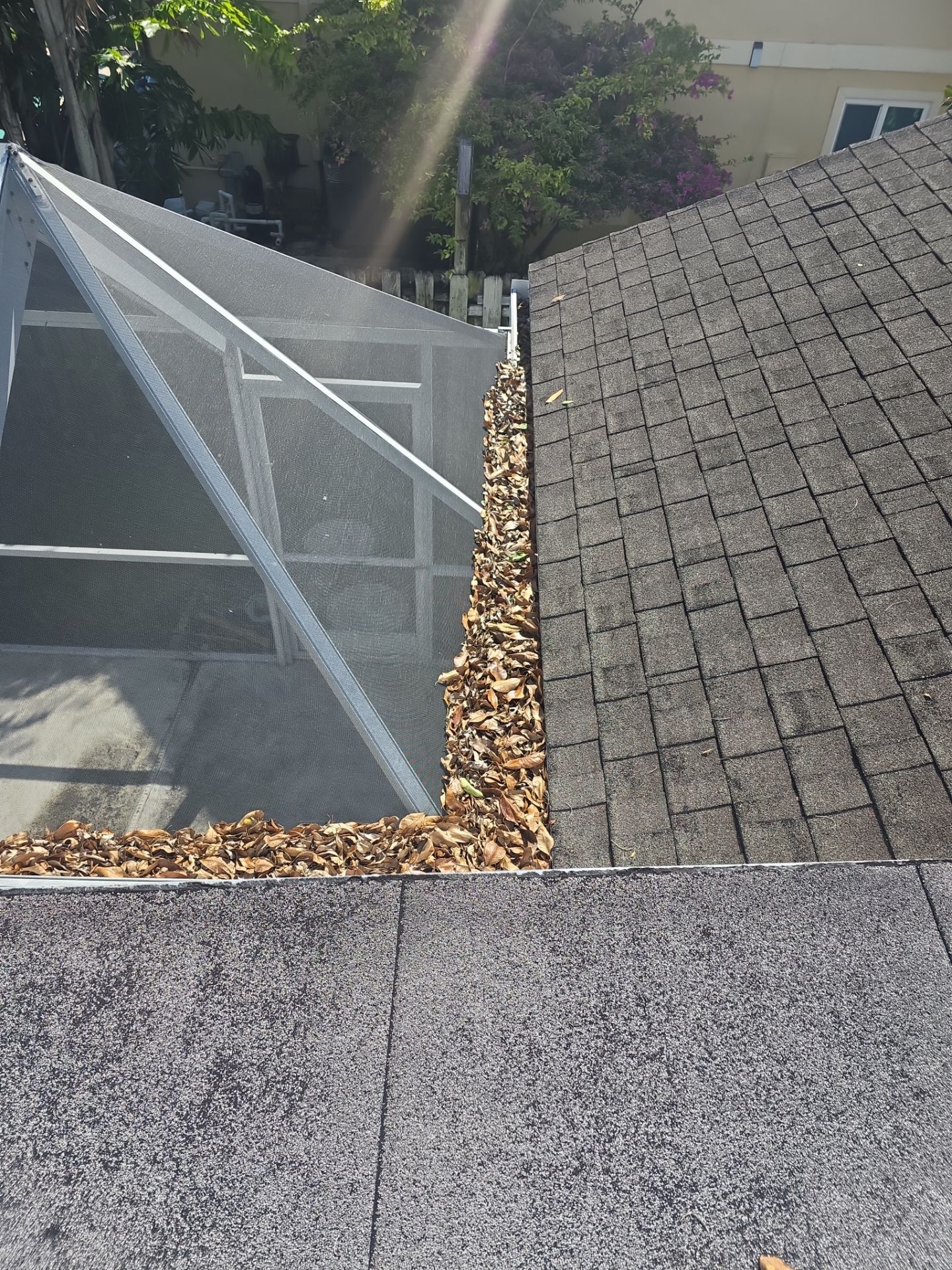 REPLACE NON APPROVED SKYLIGHT ALONG WITH CLOGED GUTTER by Morton Roofing, Inc.