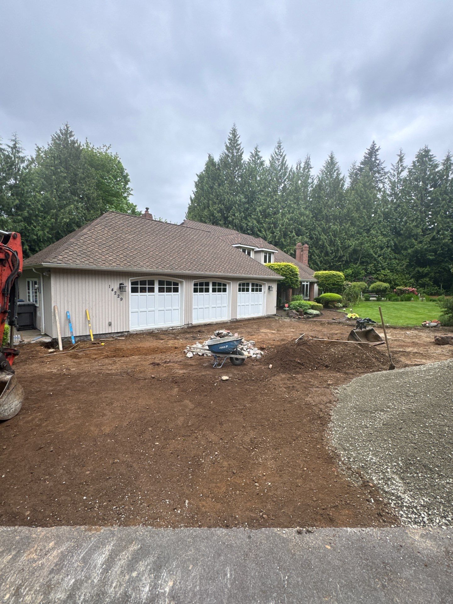 Stamped Concrete Driveway Renovation | Woodinville  by Jireh Asphalt & Concrete Inc 