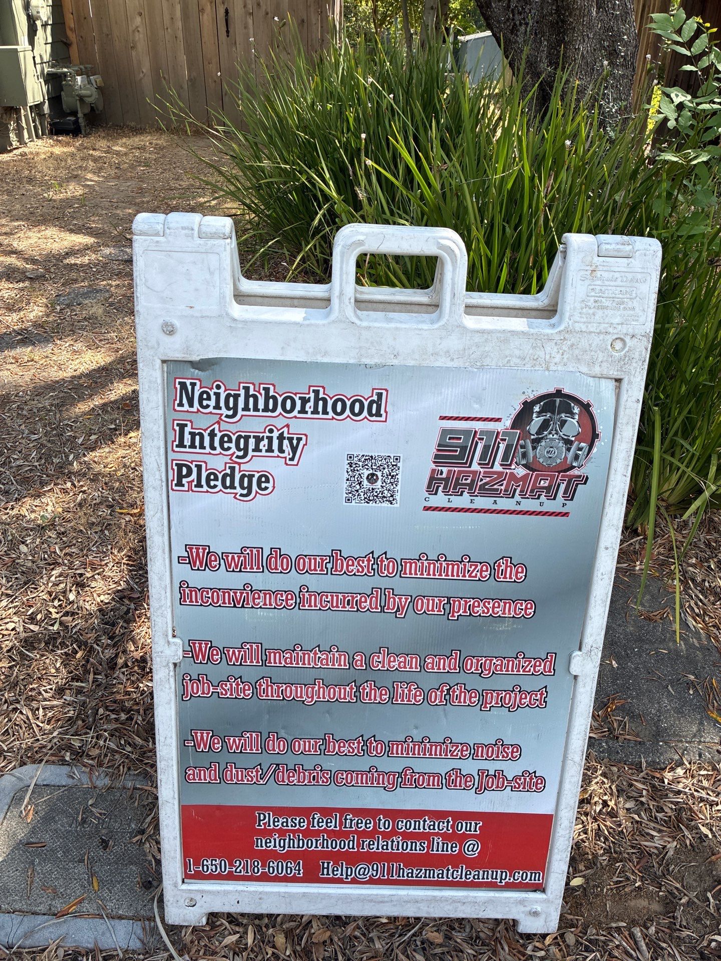 Project in Novato by 911 Hazmat Cleanup 