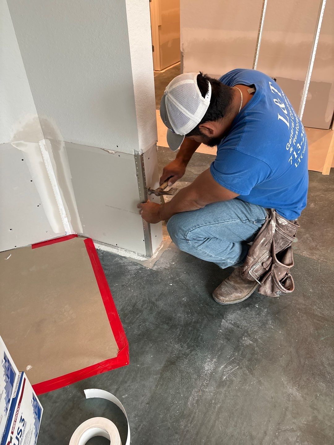 Post-Water Damage Reconstruction – Newly Built Home by L&T General Contractors and Restoration INC
