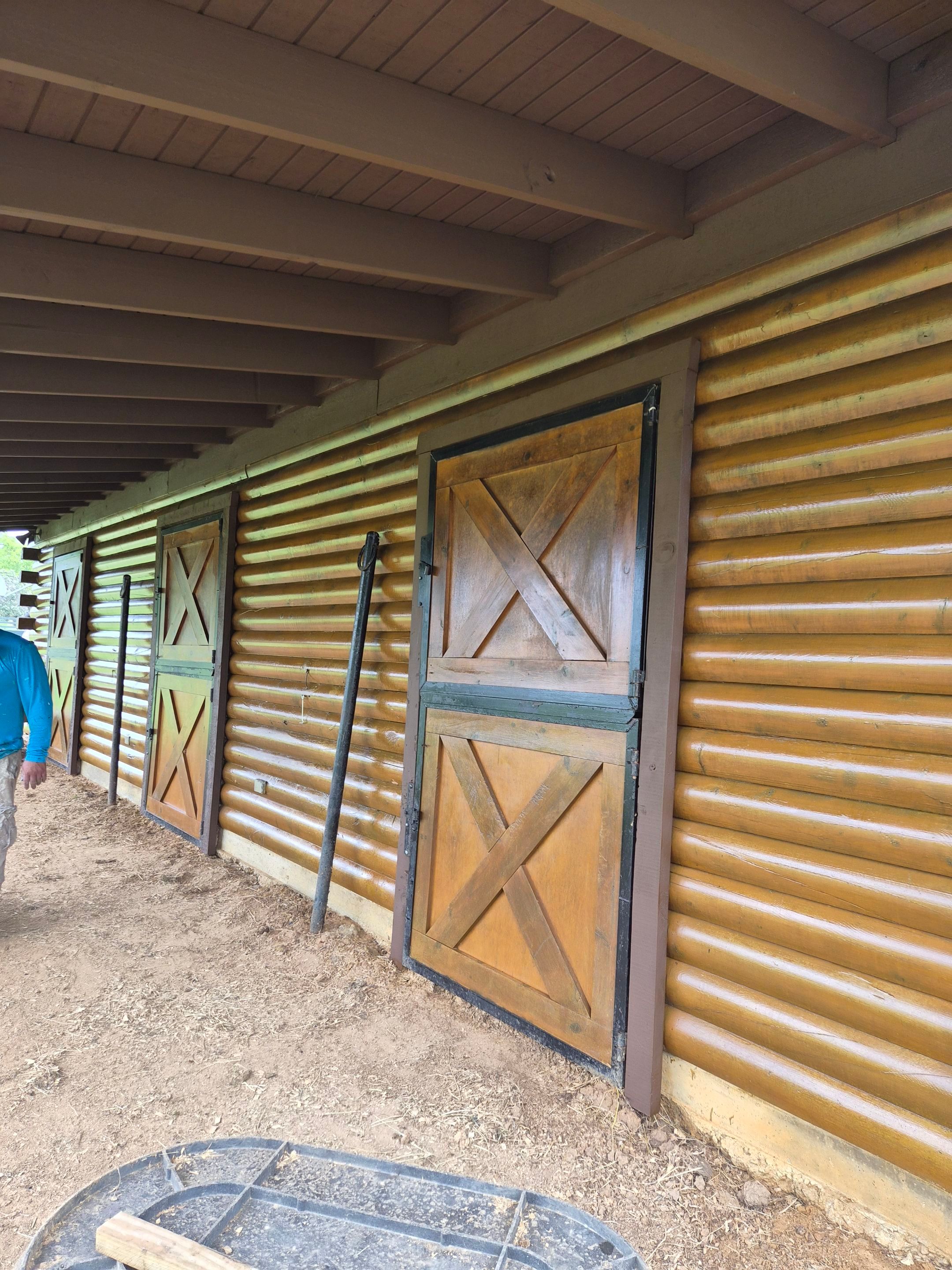 A Complete Exterior Refresh for a Custom Log Home & Property in Alba, Texas by Quality Coats Painting