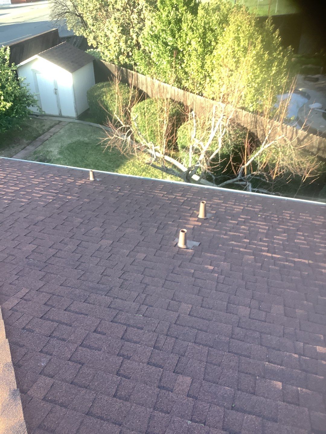 Roofing and Gutters to protect this home by Byers Enterprises 