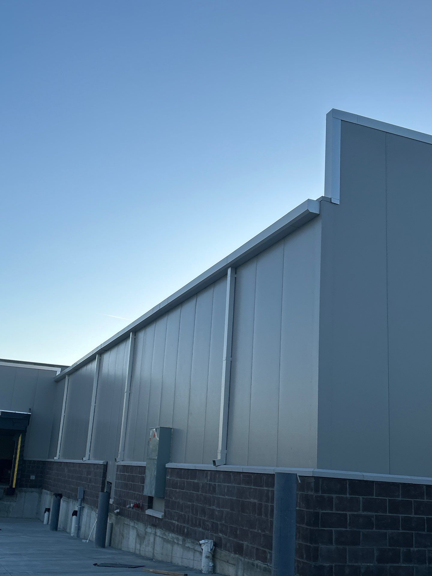 Commercial Roofing Installation using Insulated roof and wall panels by Nitro Roofing and Construction
