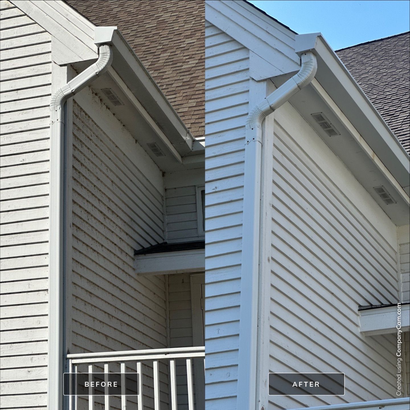 Chain of Lakes Community Bible Church Exterior Wash by Simmons Power & Soft Washing