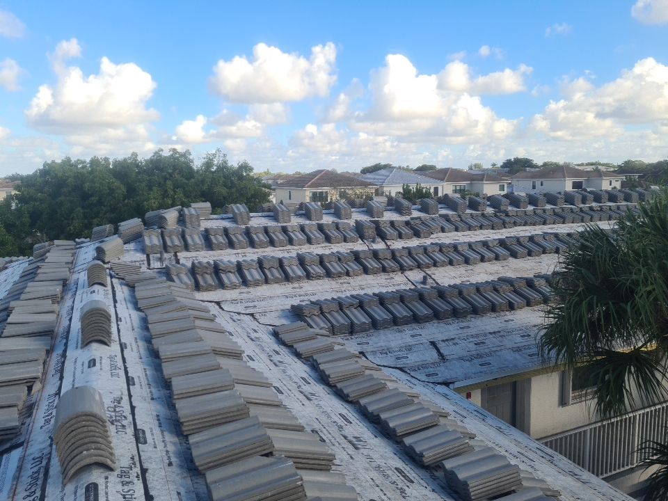 Residential Roofing Installation using Eagle Roofing Tile by BLUES BROTHERS ROOFING