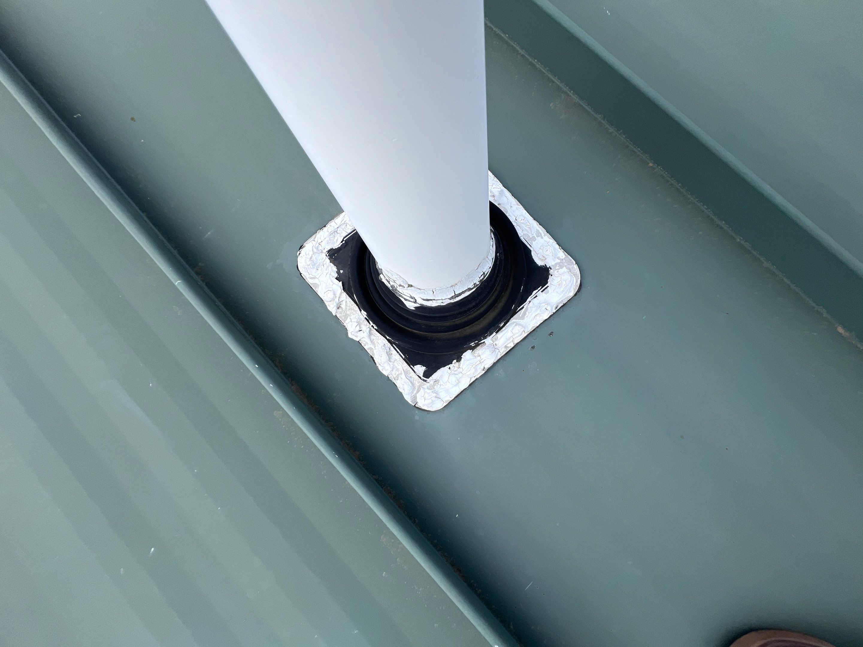 Hail Damage using Metal by Roof Repair Company